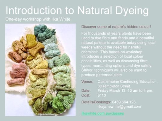 Natural Dyes Castlemaine